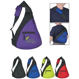 Promotional Sling Bags: Promotional Fun Style Budget Sling Backpack