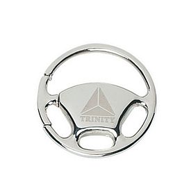 Promotional Key Chains: Promotional Wheel Silver Key Chain