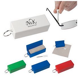 Customized Eyeglass Tool With Cleaning Cloth