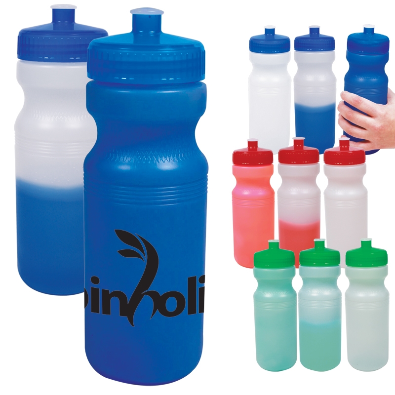 Customized 24 oz. Color Changing Water Bottle Promotional 24 oz