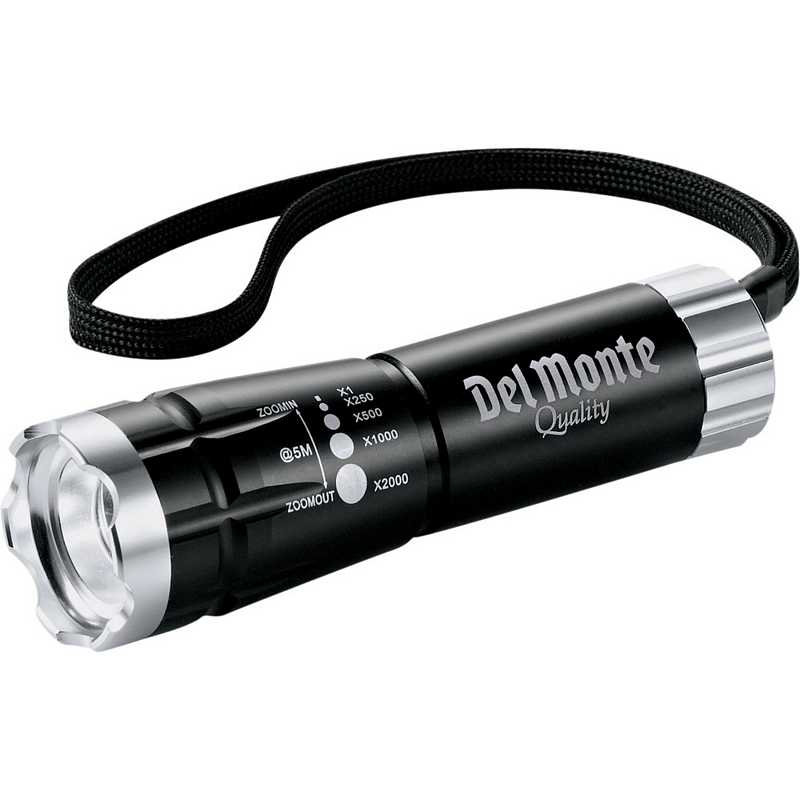 Promotional Garrity Zoomed LED Flashlight Customized Garrity Zoomed