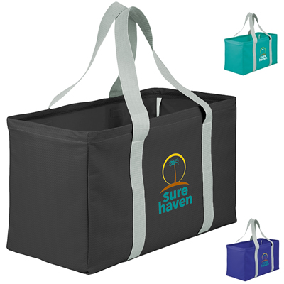 Customized Chevron Oversized Carry-All Tote Bags | Promotional Chevron ...