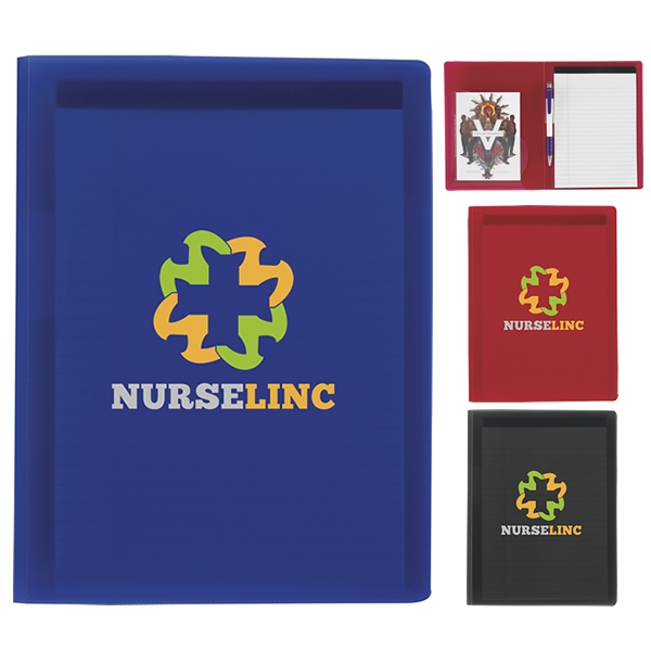 Promotional PolyPro 5x8 Junior Padfolio Customized PolyPro 5x8 Junior