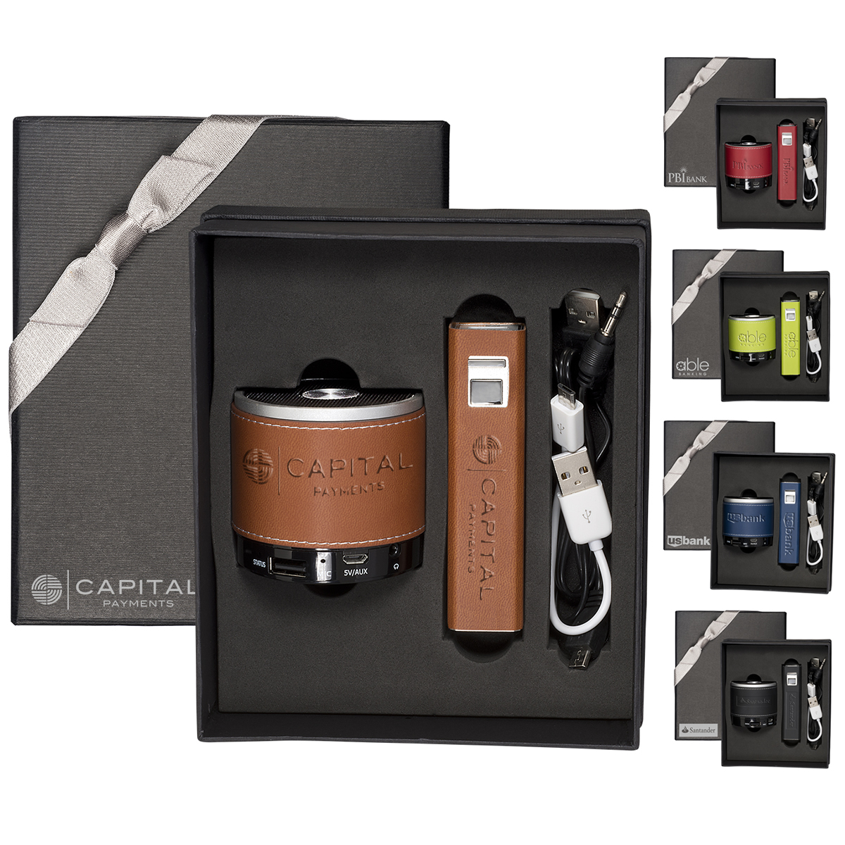 Promotional Tuscany Power Bank & Bluetooth Speaker Gift Set