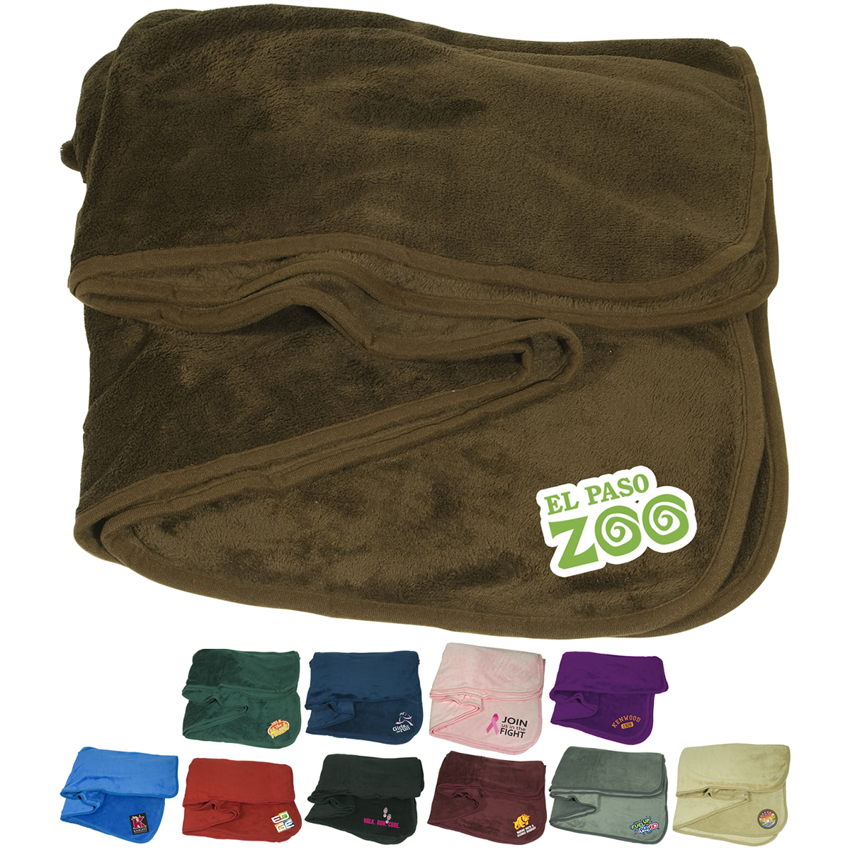 Promotional Deluxe Plush Blanket Customized Deluxe Plush Blanket