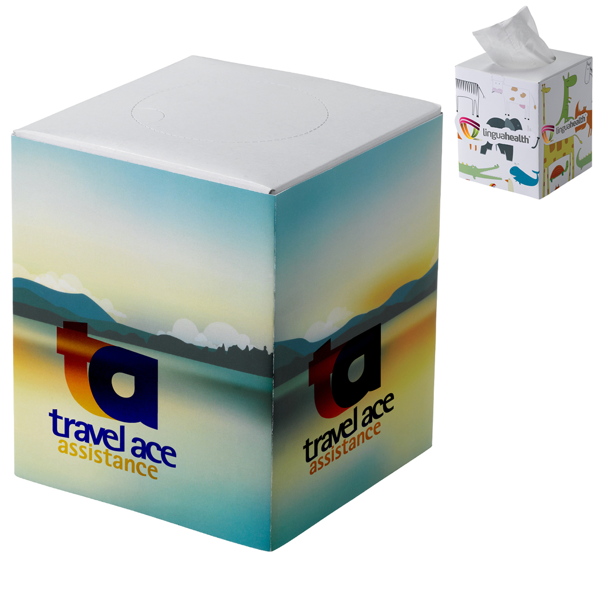 promotional tissue boxes