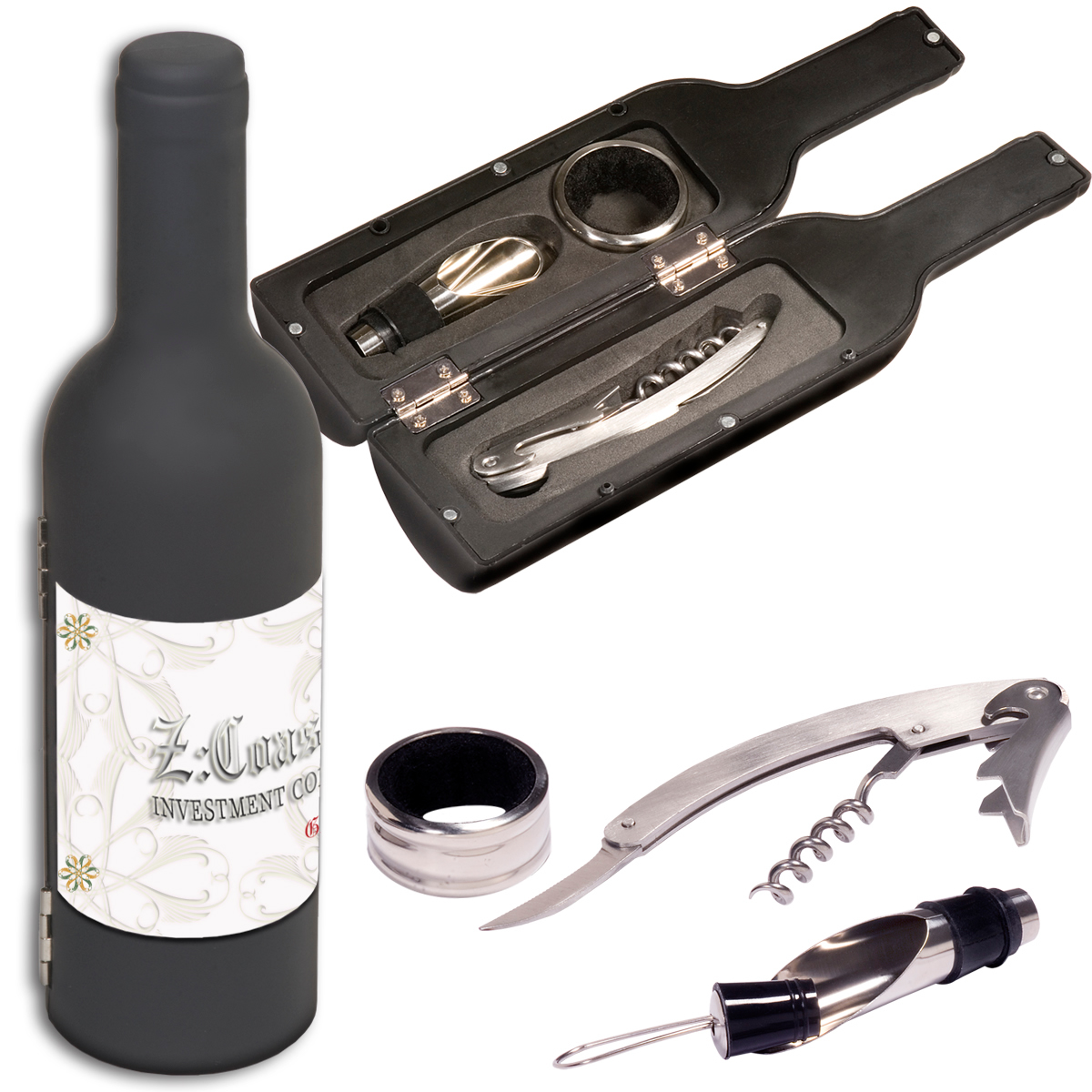 Customized Bordeaux Wine Tool Set Promotional Bordeaux Wine Tool Set