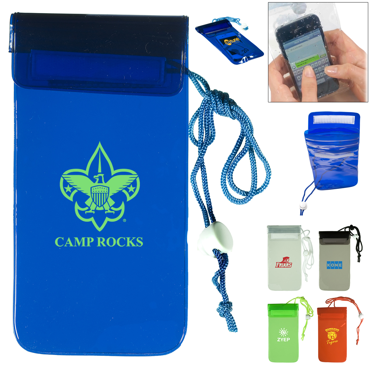 waterproof lanyard phone bag