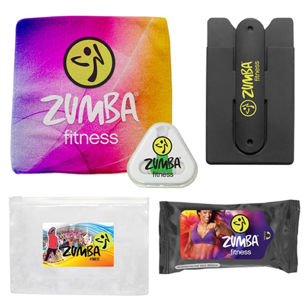 Promotional Gym Necessities Earbud Towel Kit Customized Gym 