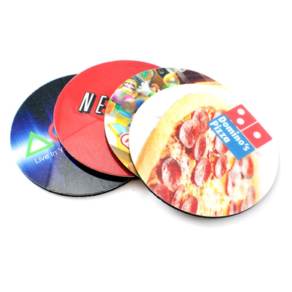 Promotional Full Color Rubber Coasters Customized Full Color Rubber